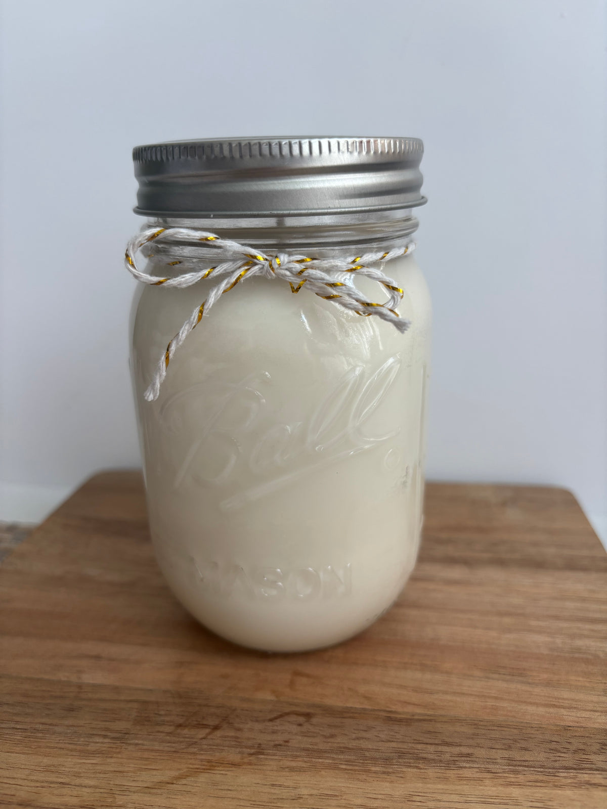 Velvet Peony Scented Mason Jar Candle