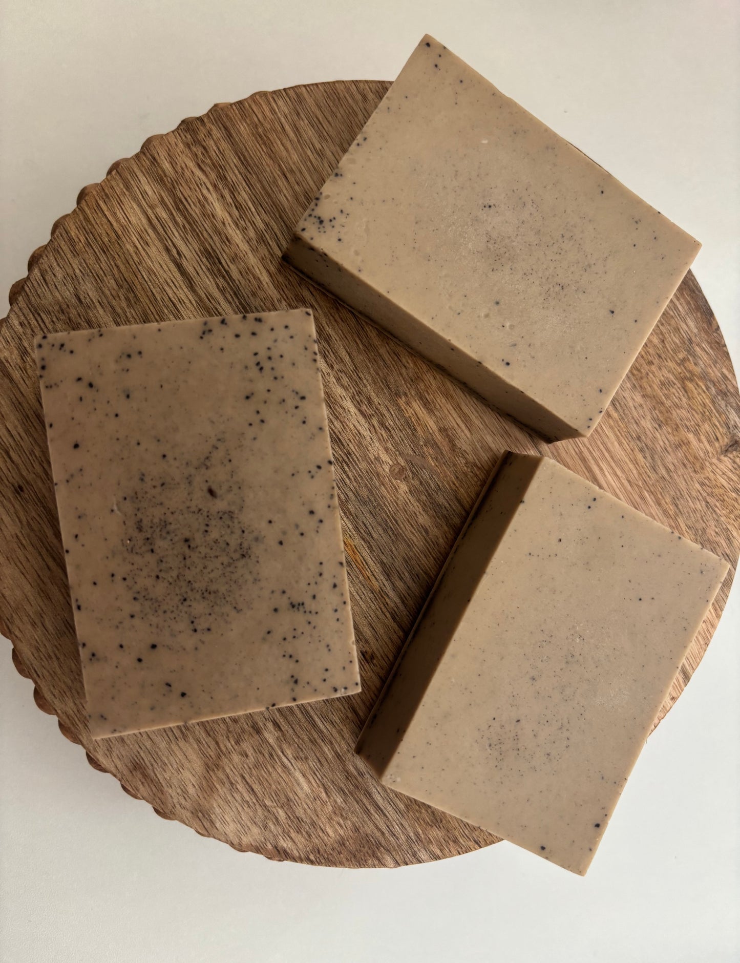 All-natural Shea Butter & Coffee exfoliating bar