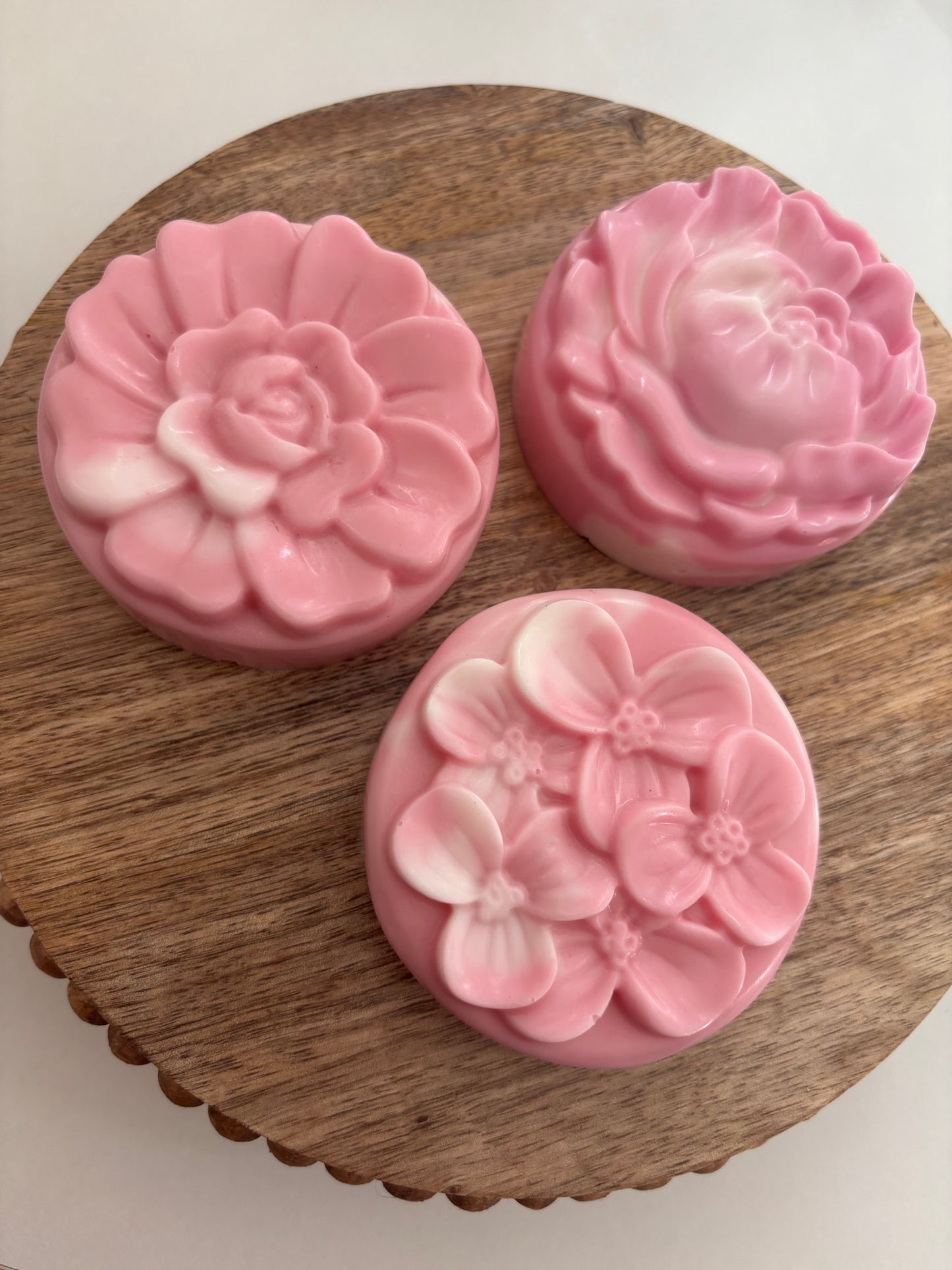 Coconut Rose scented Goat’s Milk Soap Bars