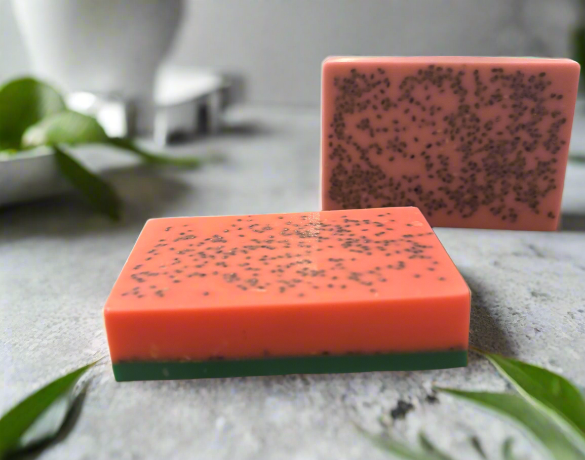 Watermelon Goat’s milk Exfoliating Soap Bar