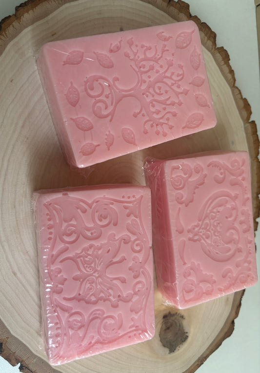 Strawberry Scented Goat’s Milk Soap Bars