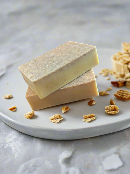 Oats & Honey Homemade OrganicShea butter soap bar