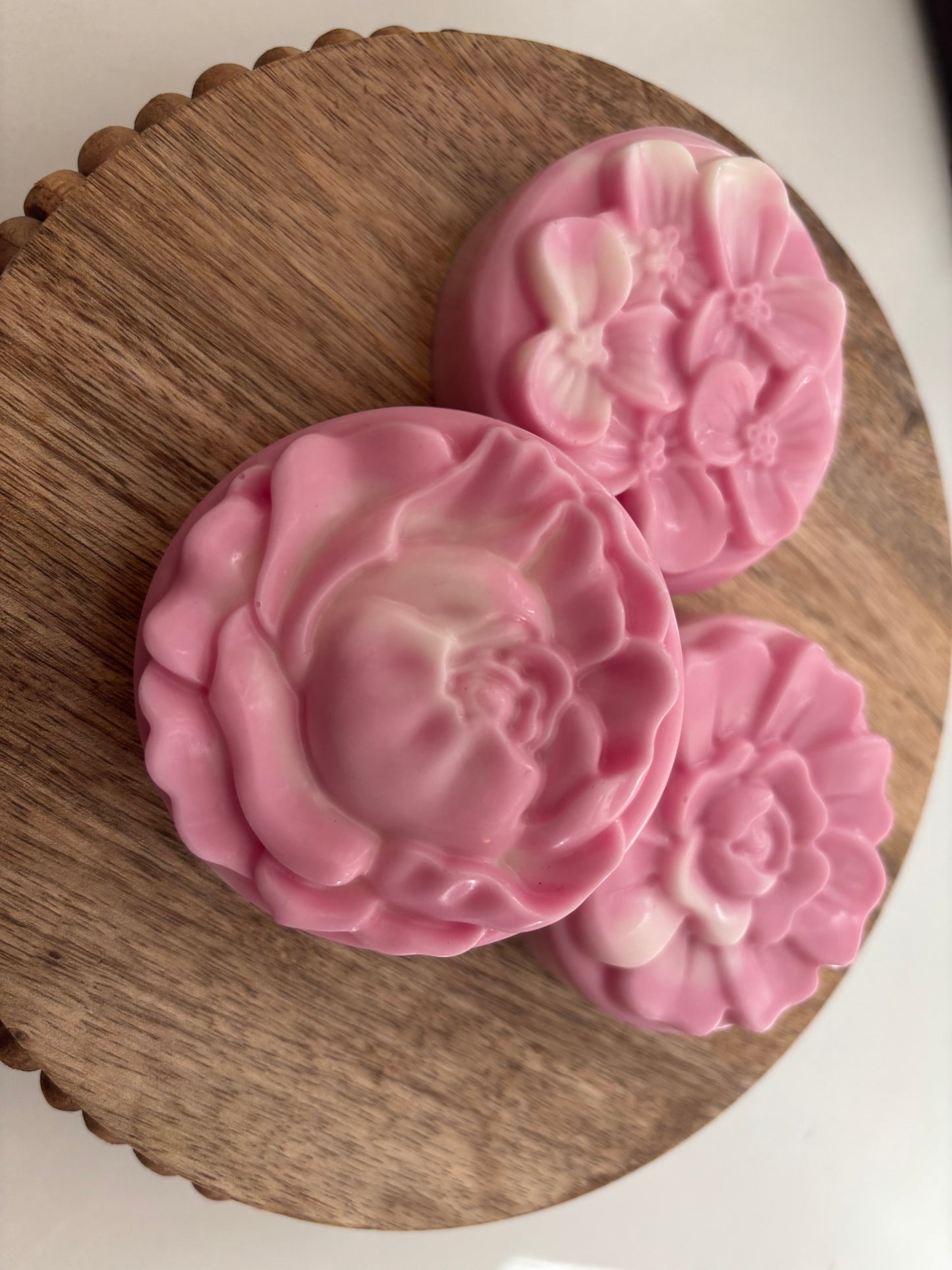 Coconut Rose scented Goat’s Milk Soap Bars