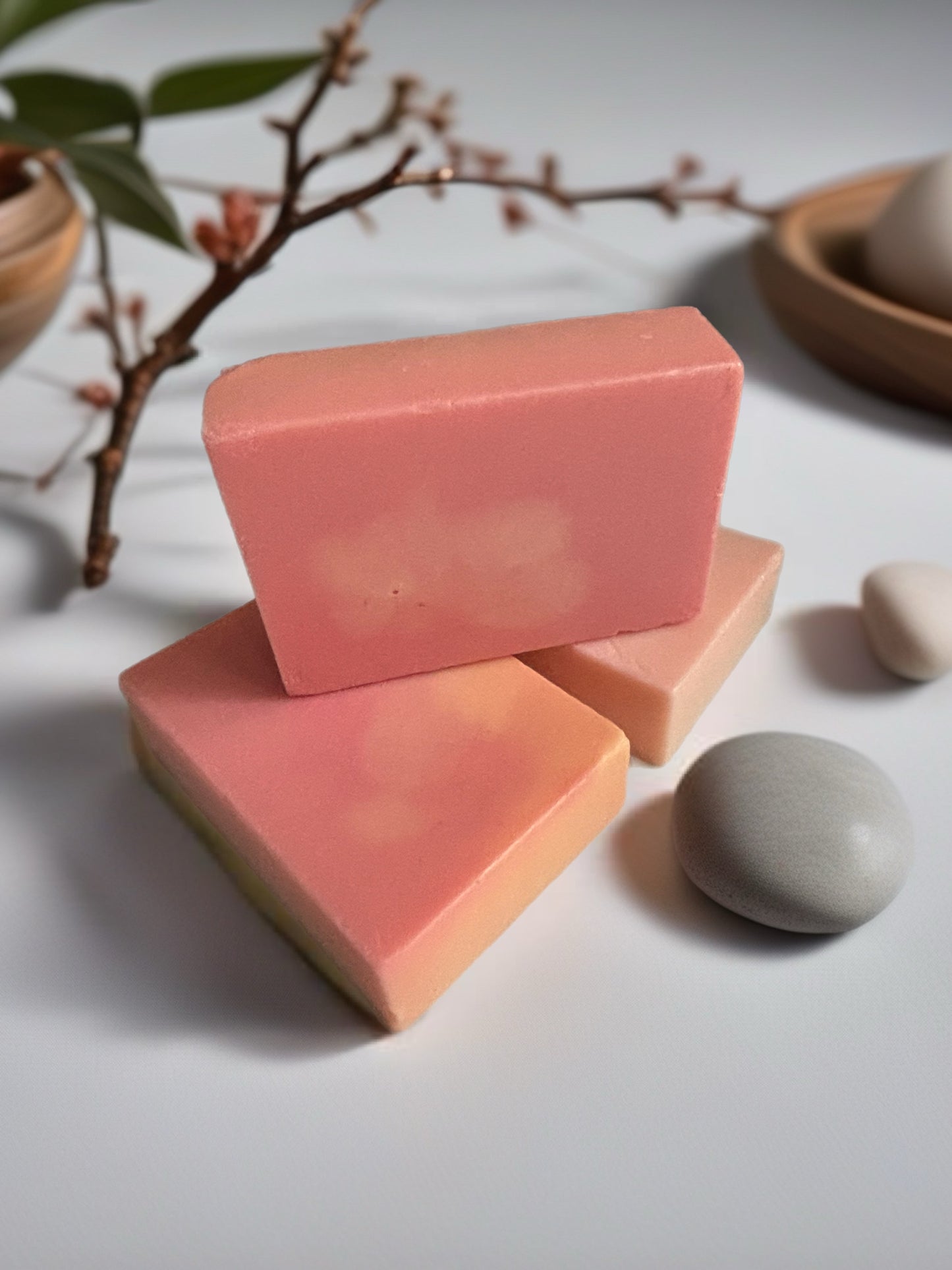 Strawberry Lemonade Scented Goat’s Milk Soap Bars
