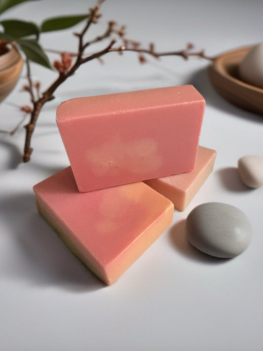 Strawberry Lemonade Scented Goat’s Milk Soap Bars