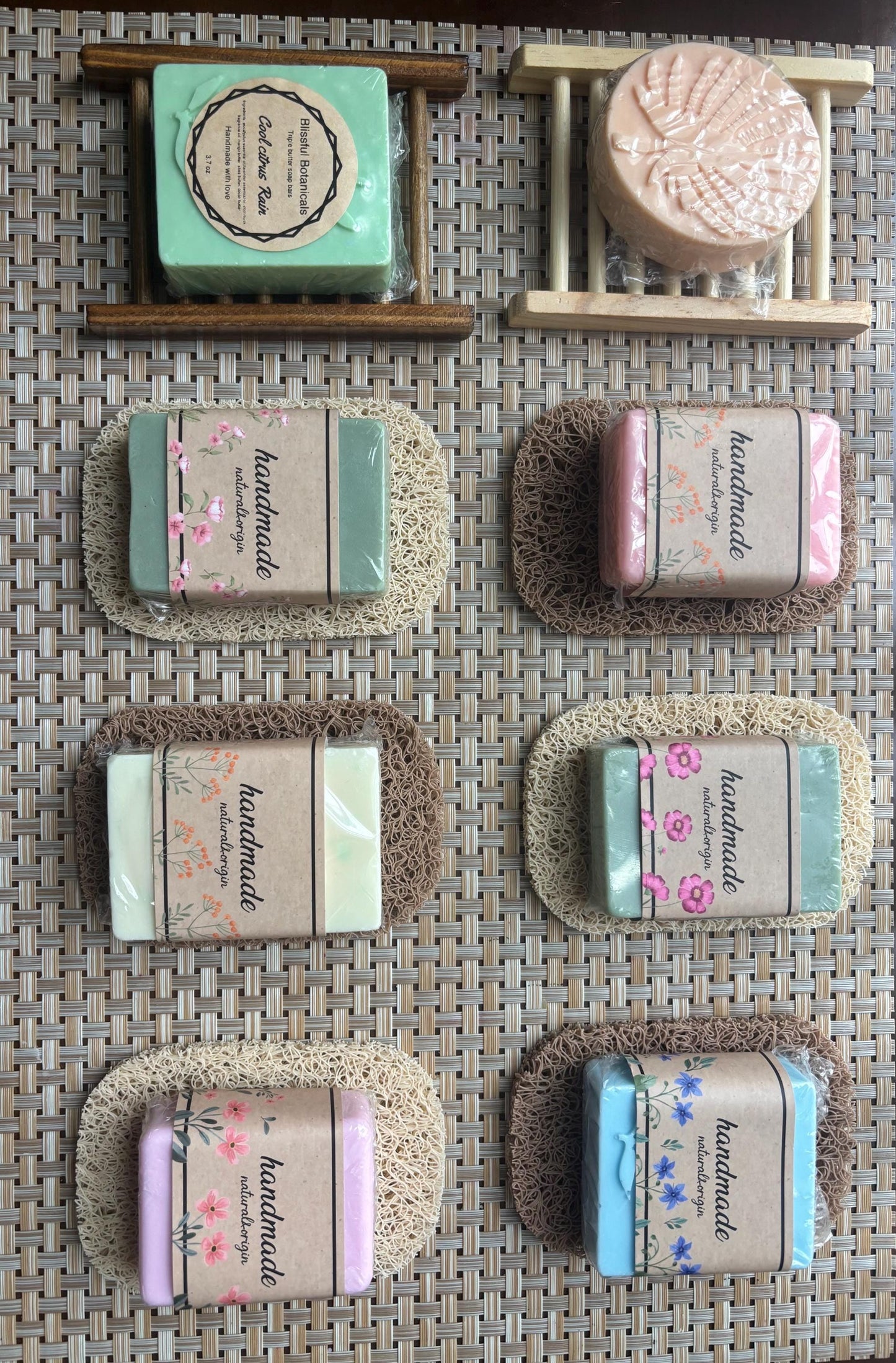Handmade Bars of Goat’s Milk Soap w/ Soap Lift included